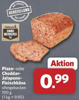 Combi Goldmarie Pizza oder Cheddar-Jalapeno Fleischkäse Angebot