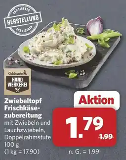 Combi Goldmarie Zwiebeltopf Frischkäsezubereitung Angebot