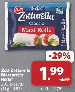 Combi Zott Zottarella Mozzarella Rolle Angebot
