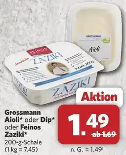 Combi Grossmann Aioli oder Dip oder Feinos Zaziki Angebot