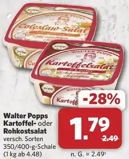 Combi Walter Poppss Kartoffel oder Rohkostsalat Angebot