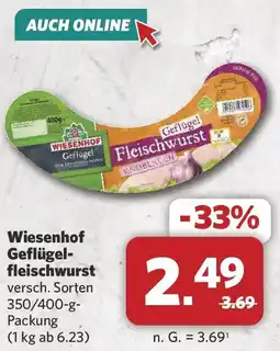 Combi Wiesenhof Geflügelfleischwurst Angebot