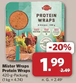 Combi Mister Wraps Protein Wraps Angebot