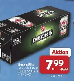 Combi Beck's Pils Angebot