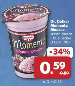 Combi Dr.Oetker Momente Mousse Rotwein Angebot