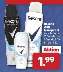 Combi Rexona Anti-transpirant Angebot