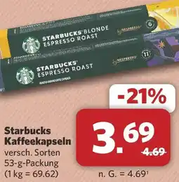 Combi Starbucks Kaffee kapseln Angebot