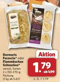Combi Dermaris Focaccia oder Flammkuchen Schnecken Angebot