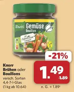 Combi Knorr Gemüse Bouillon Angebot