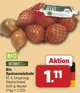 Combi NATURWERT Bio Speisezwiebeln Angebot