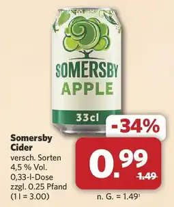 Combi Somersby Cider Angebot