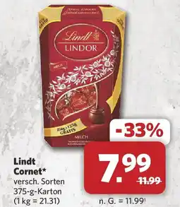 Combi Lindt Cornet* Angebot