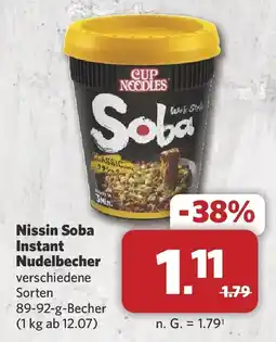 Combi Nissin Soba Instant Nudelbecher Angebot
