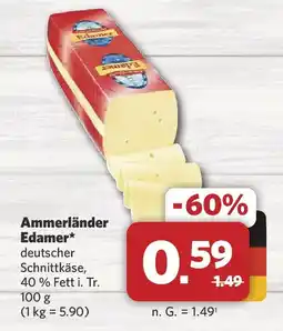 Combi Ammerländer Edamer* deutscher Schnittkäse, 40 % Fett i. Tr. Angebot