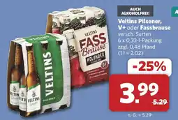 Combi Veltins Pilsener, V+ oder Fassbrause Angebot