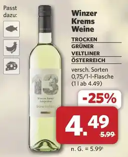 Combi Winzer Krems Weine Gruner Veltliner Angebot