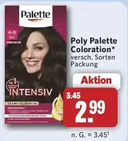 Combi Poly Palette Coloration Angebot
