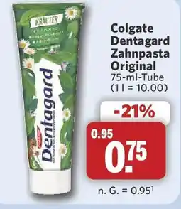 Combi Colgate Dentagard Zahn pasta Original Angebot