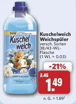 Combi Kuschelweich Weichspüler Angebot