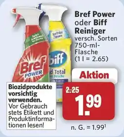 Combi Bref Power oder Biff Reiniger Angebot