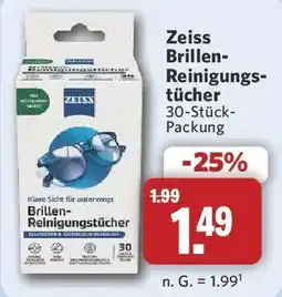 Combi Zeiss Brillen-Reinigungstücher Angebot