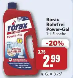 Combi Rorax Rohrfrei Power-Gel Angebot