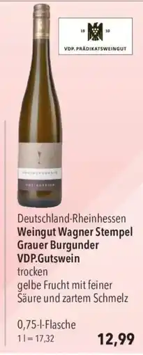 CITTI Markt Weingut Wagner Stempel Grauer Burgunder Angebot