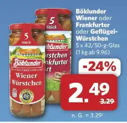 Combi Böklunder Wiener Würstchen Angebot