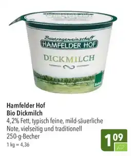 CITTI Markt Hamfelder Hof Bio Dickmilch Angebot