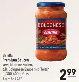 CITTI Markt Barilla Bolognese Sauce Angebot