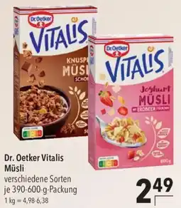 CITTI Markt Dr. Oetker Vitalis Müsli Angebot