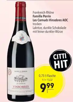 CITTI Markt Familie Perrin Les Cornuds Vinsobres AOC Angebot