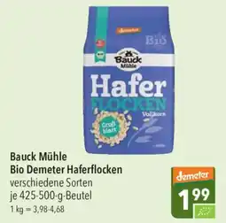 CITTI Markt Bauck Mühle Bio Demeter Haferflocken Angebot