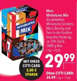 CITTI Markt Mars Miniatures Mix Angebot