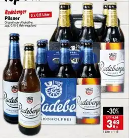 Krümet Sonderposten Radeberger Pilsner Angebot