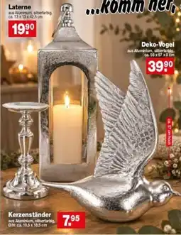 Krümet Sonderposten Laterne aus Aluminium, silberfarbig Angebot