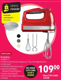 CITTI Markt KitchenAid Handrührer Angebot