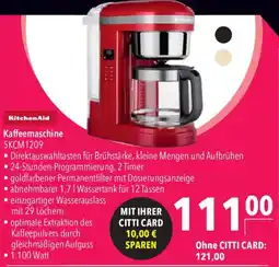 CITTI Markt KitchenAid Kaffeemaschine Angebot