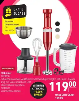 CITTI Markt KitchenAid Stabmixer Angebot