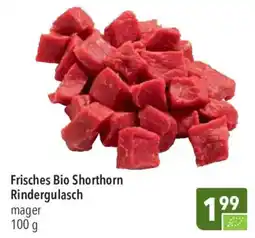 CITTI Markt Frisches Bio Shorthorn Rindergulasch Angebot