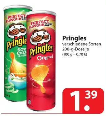 Famila Nord Ost Pringles 200g Dose Angebot