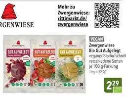 CITTI Markt Zwergenwiese Bio Gut Aufgelegt Angebot