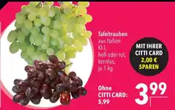 CITTI Markt Tafeltrauben Angebot