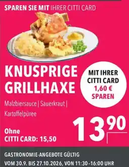 CITTI Markt Knusprige Grillhaxe Angebot