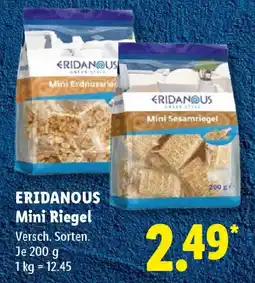 Lidl ERIDANOUS Mini Riegel Angebot