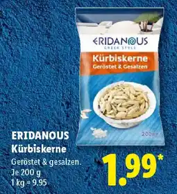 Lidl ERIDANOUS Kürbiskerne Angebot