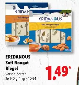 Lidl ERIDANOUS Soft Nougat Riegel Angebot