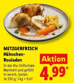 Lidl METZGERFRISCH Hähnchen-Rouladen Angebot