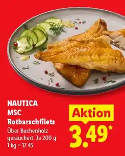 Lidl NAUTICA MSC Rotbarschfilets Angebot