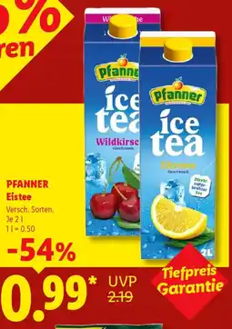 Lidl Pfanner Eistee Angebot